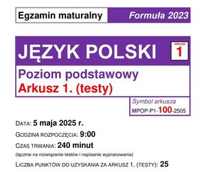 Matura polski 2025 - ARKUSZ CKE, ODPOWIEDZI, ZADANIA, DO POBRANIA [5.05.2025]