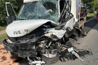 Wypadek na DK43 w Śląskiem