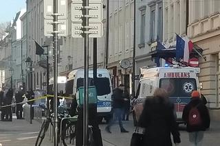 Strzelanina w Krakowie na ul. Sławkowskiej. Nie żyje jeden mężczyzna