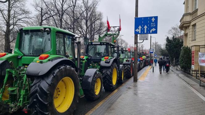 Protest rolników w Poznaniu