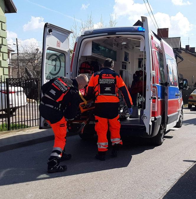 Nowe Grocholice koło Raszyna. Wypadek motocylisty