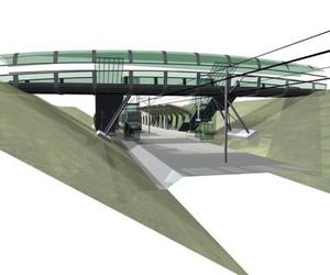 Szczeciński Szybki Tramwaj: wizualizacja jednego z planowanych wiaduktów