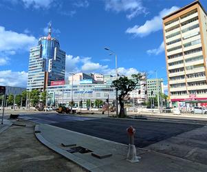 Przebudowa placu Rodła - czerwiec 2022
