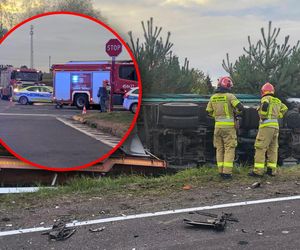 Tragedia na DW 901. Dwie osoby zginęły w zderzeniu ciężarówki z osobówką