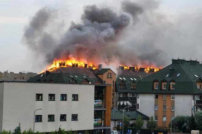 Pożar w Ząbkach (3.07.2025)