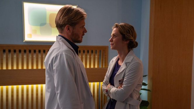 Na dobre i na złe odc. 966. Maks Beger (Tomasz Ciachorowski), Gloria (Aleksandra Grabowska)