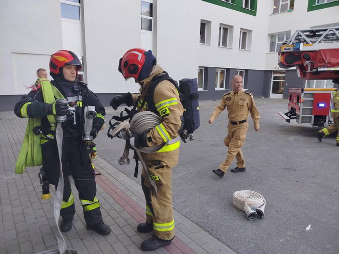 Powiatowe ćwiczenia strażackie w szpitalu wojewódzkim w Siedlcach