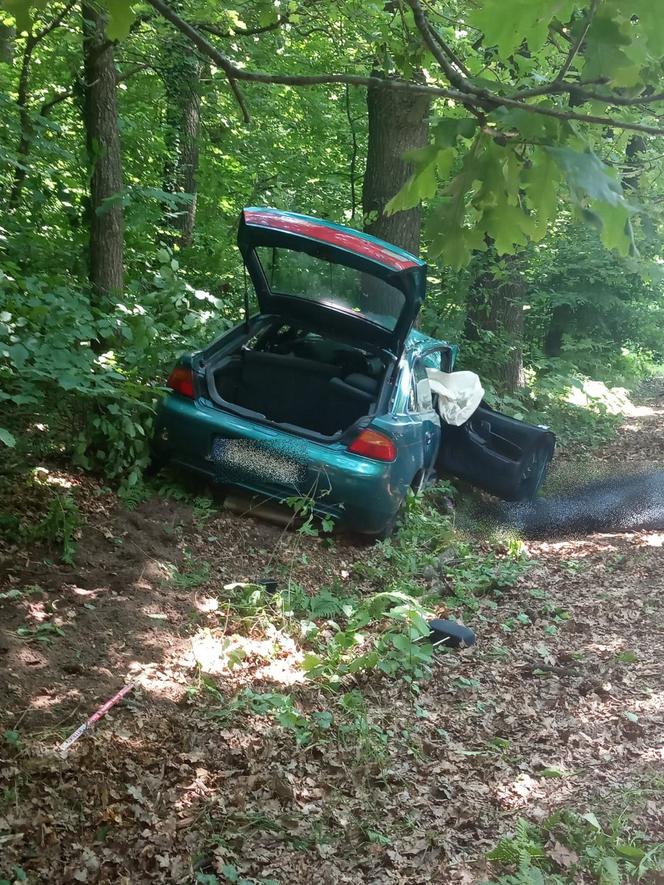 Tragiczny finał policyjnego pościgu w Lasku Lipie