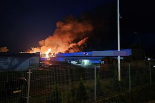 Pożar stolarni w Gnieźnie. Aż 19 jednostek walczyło z żywiołem