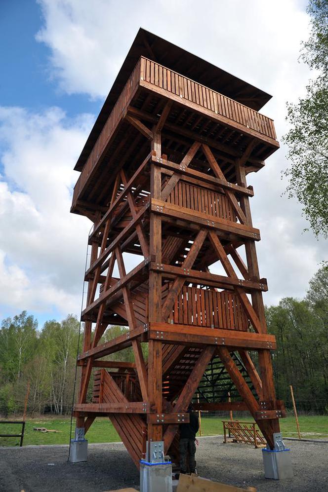 Wieża widokowa w leśnictwie Bącznik