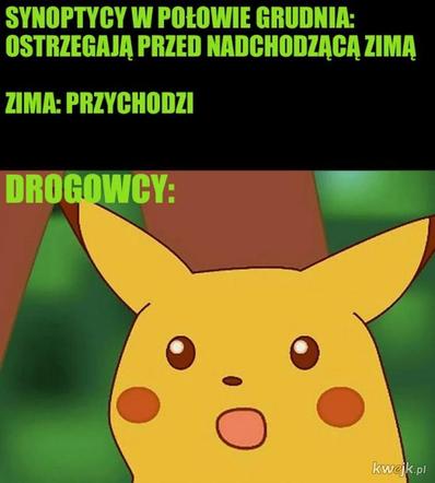 Jak zawsze zima przyszła z zaskoczenia. Zobacz MEMY o zszokowanych kierowcach i drogowcach