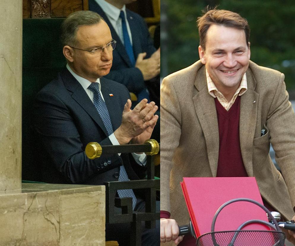 Andrzej Duda, Radosław Sikorski 