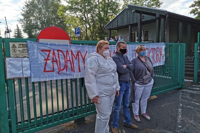 Żądamy zmiany dyrektora! Protest pracowników Domu Pomocy Społecznej w Kaliszu! [AUDIO]