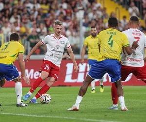 Ronaldinho na Stadionie Śląskim w meczu gwiazd Polska - Brazylia