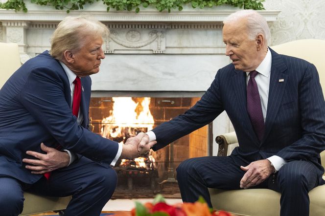 Trump przyjechał do Białego Domu! Plotki o Bidenie szaleją