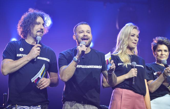 Gwiazdy na koncercie Artyści przeciw nienawiści