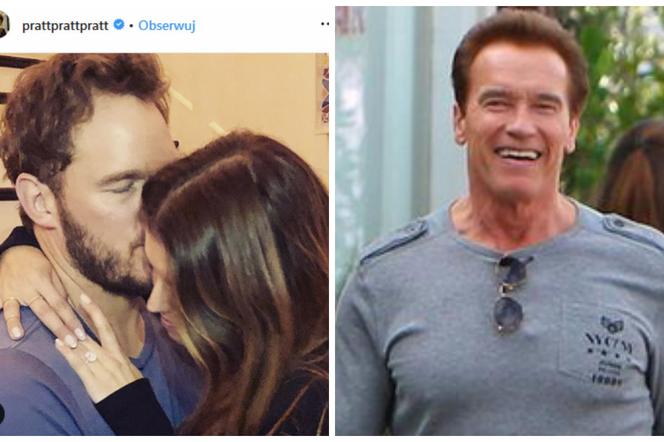  Arnold Schwarzenegger Chris Pratt Katherine Schwarzenegger 