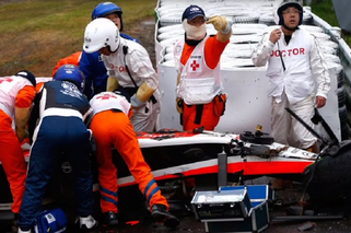 Jules Bianchi samodzielnie oddycha po strasznym wypadku!