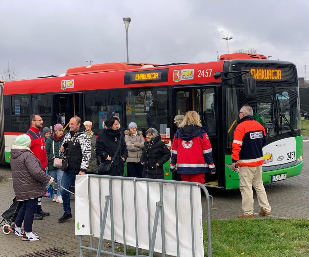 Ewakuowani mieszkańcy znaleźli schronienie na Arenie Lublin. „Wszystko przebiegło bardzo sprawnie”