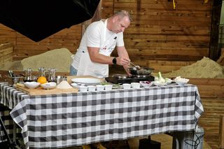 Gęsina na św. Marcina. Zdjęcia do jednego z filmów kręcono w ciechocińskiej warzelni soli