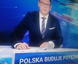 Michał Adamczyk, gwiazdor Wiadomości miał poważny wypadek. Próbują to maskować w Wiadomościach