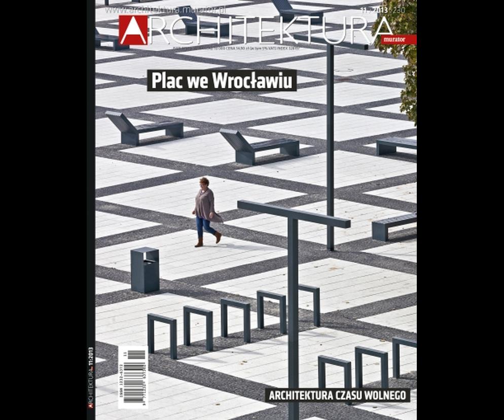 Okładka Miesięcznik Architektura 11/2013