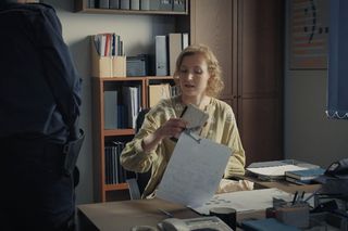 M jak miłość odc. 1821. Natalka (Dominika Suchecka), Adam Karski (Patryk Szwichtenberg)