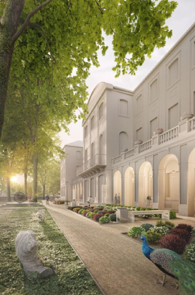 Zwycięski projekt koncepcji Kampusu Centralnego UW