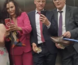 M jak miłość na planie. Małgorzata (Aleksandra Pieczyńska), Erwin (Andrzej Dopierała), Paweł (Rafał Mroczek)