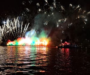 Małopolskie Królewskie Widowisko na Wiśle w ramach 24. Parady Smoków