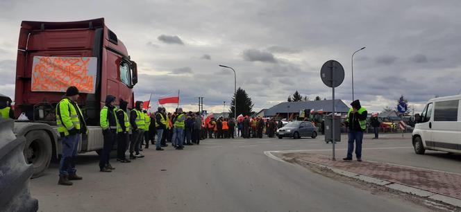 Protest rolników w Medyce 20.02.2024