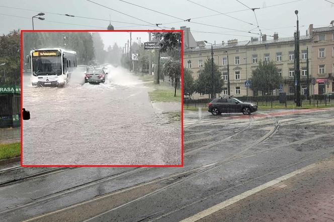 Niż genueński nad Polską. Kraków skąpany w deszczu