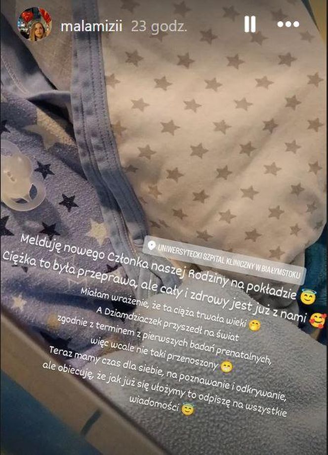 Agnieszka ze "Ślubu od pierwszego wejrzenia" urodziła