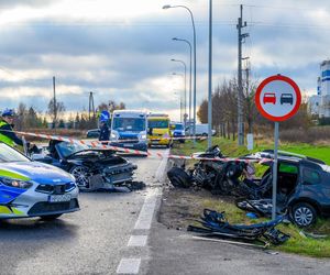 Śmiertelny wypadek na DW 184 w Mrowinie