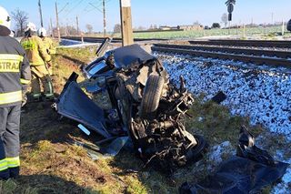 Poważny wypadek na przejeździe kolejowym w Turznie pod Toruniem