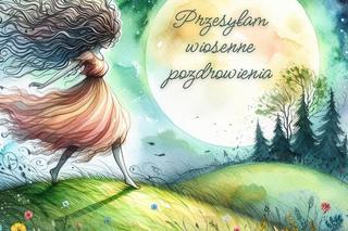 Wiosenne pozdrowienia i kartki na dzień dobry dla przyjaciół 