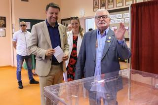Lech Wałęsa w Opolu oddał głos w wyborach europejskich 