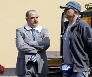 Ranczo. Reżyser serialu Wojciech Adamczyk, wójt Paweł Kozioł (Cezary Żak)