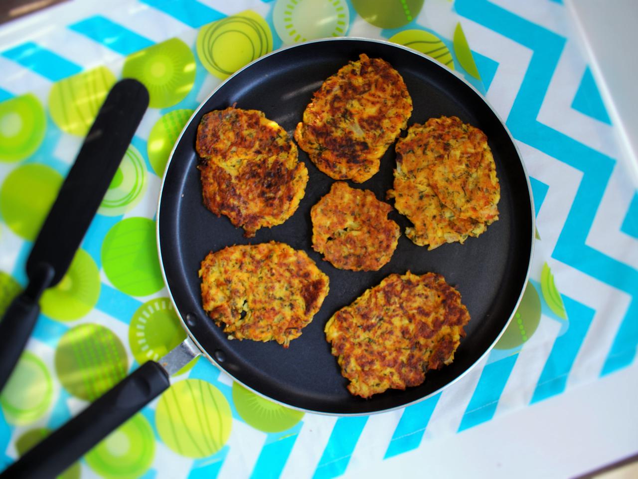 Placuszki z cukinii z koperkiem