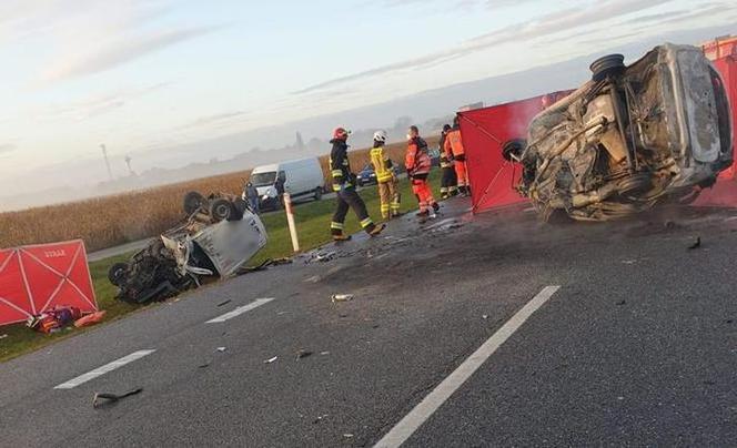Makabra pod Grójcem. Trzy osoby nie żyją, dwie spłonęły