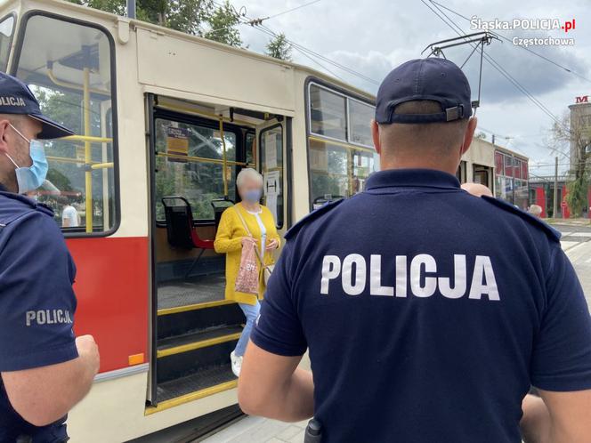 Częstochowa. Policjanci kontrolują pasażerów!