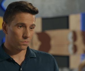 Barwy szczęścia, odcinek 3198. Tomasz (Jakub Sokołowski), Grażyna (Kinga Suchan)