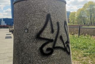 Śmietnikowe graffiti SZPECI stolicę! Miasto USUWA bazgroły