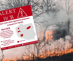 Ekstremalne zagrożenie pożarowe w lasach. Jest alert RCB