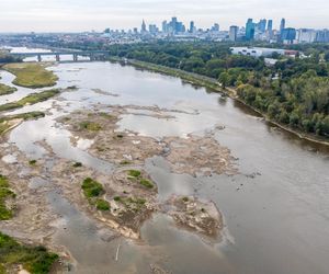 Wisła w Warszawie 27 sierpnia 2025 rano
