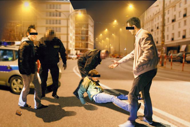 Pijani aktorzy zatrzymani za narkotyki i pobicie policjanta