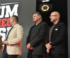 Andrzej Gołota na otwarciu V Forum Polskiego Boksu w Kielcach