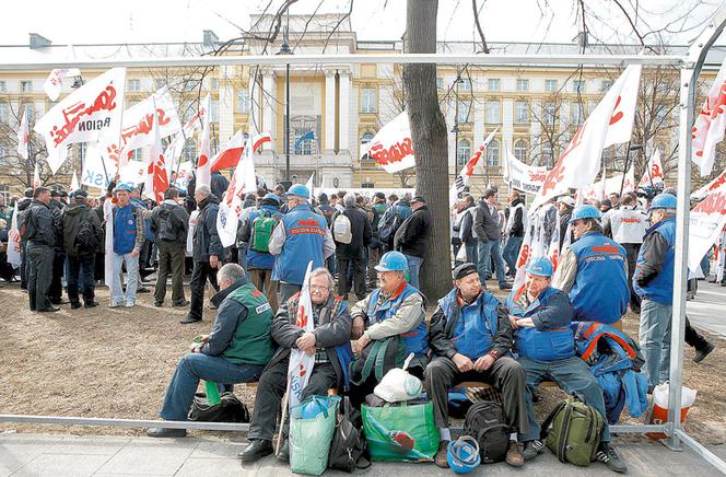 Solidarność okupuje Kancelarię Premiera