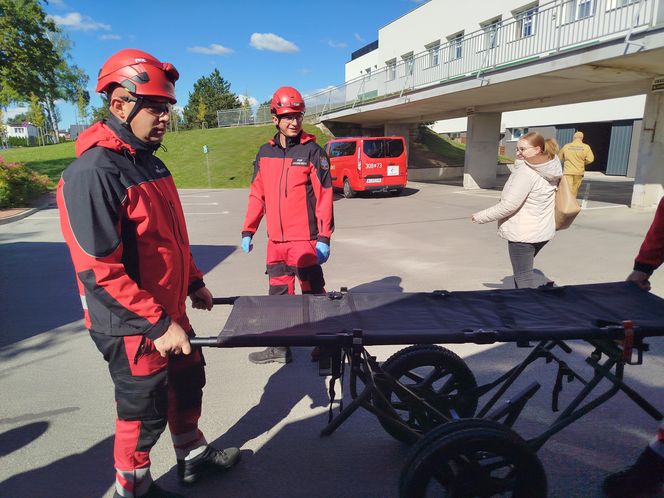 Powiatowe ćwiczenia strażackie w szpitalu wojewódzkim w Siedlcach