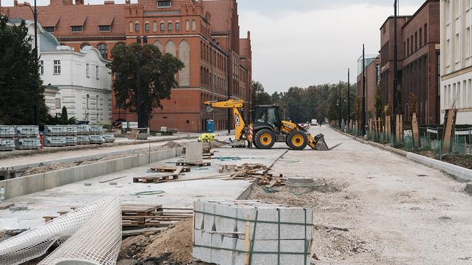 Postęp w pracach na Wałach gen. Sikorskiego w Toruniu. Zobaczcie zdjęcia z placu budowy! [GALERIA]